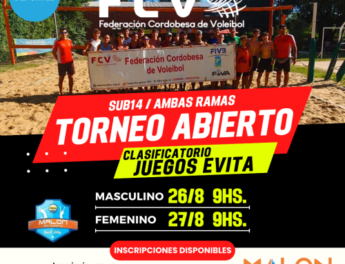 Torneo Abierto Clasificatorio Juegos Evita Beach Voley