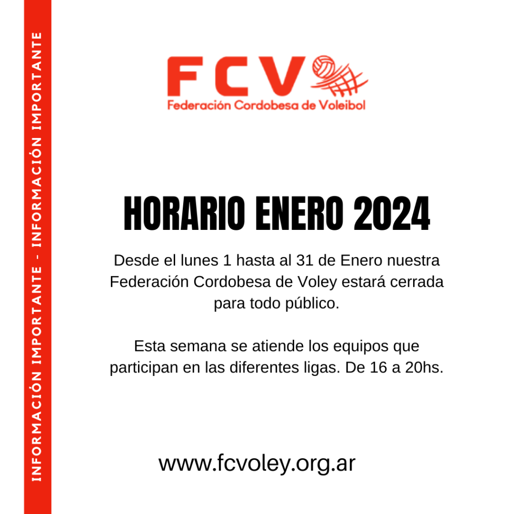 _FCV – horario Enero