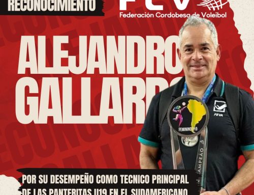 Alejandro Gallardo técnico Cordobés de las Panteritas en el Sudamericano U19