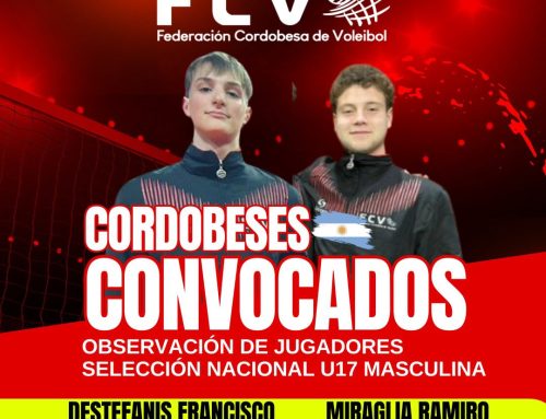 Cordobeses Convocados a la Selección Nacional U17 Masculina