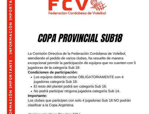 Copa Provincial Sub18