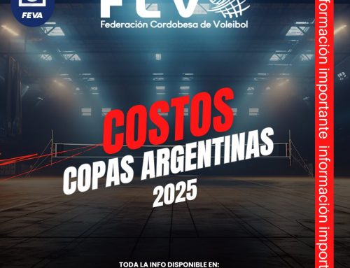 Costos Copas Argentinas FeVa 2025